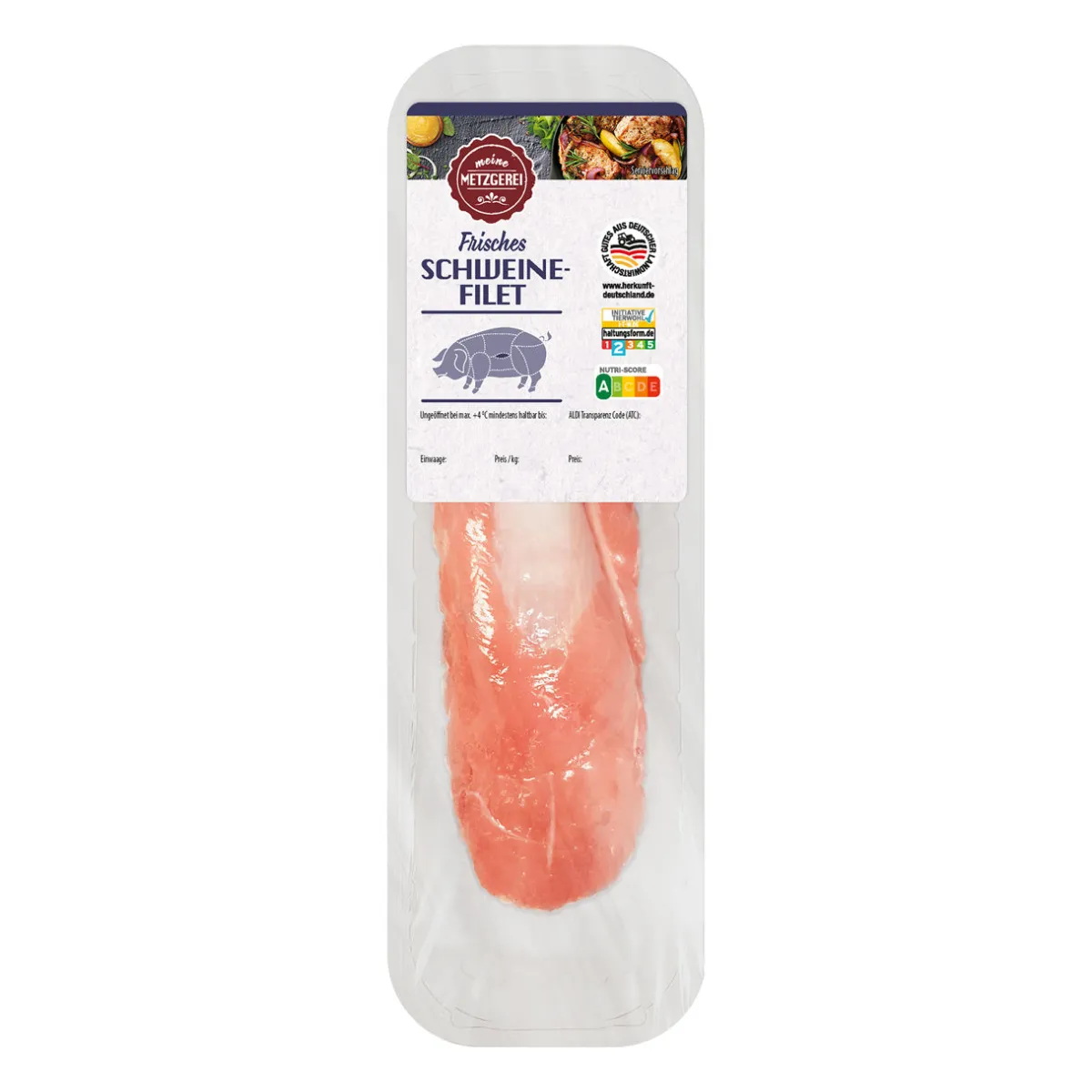 MEINE METZGEREI Schweinefilet- Schweinefleisch Bei Aldi Nord.
