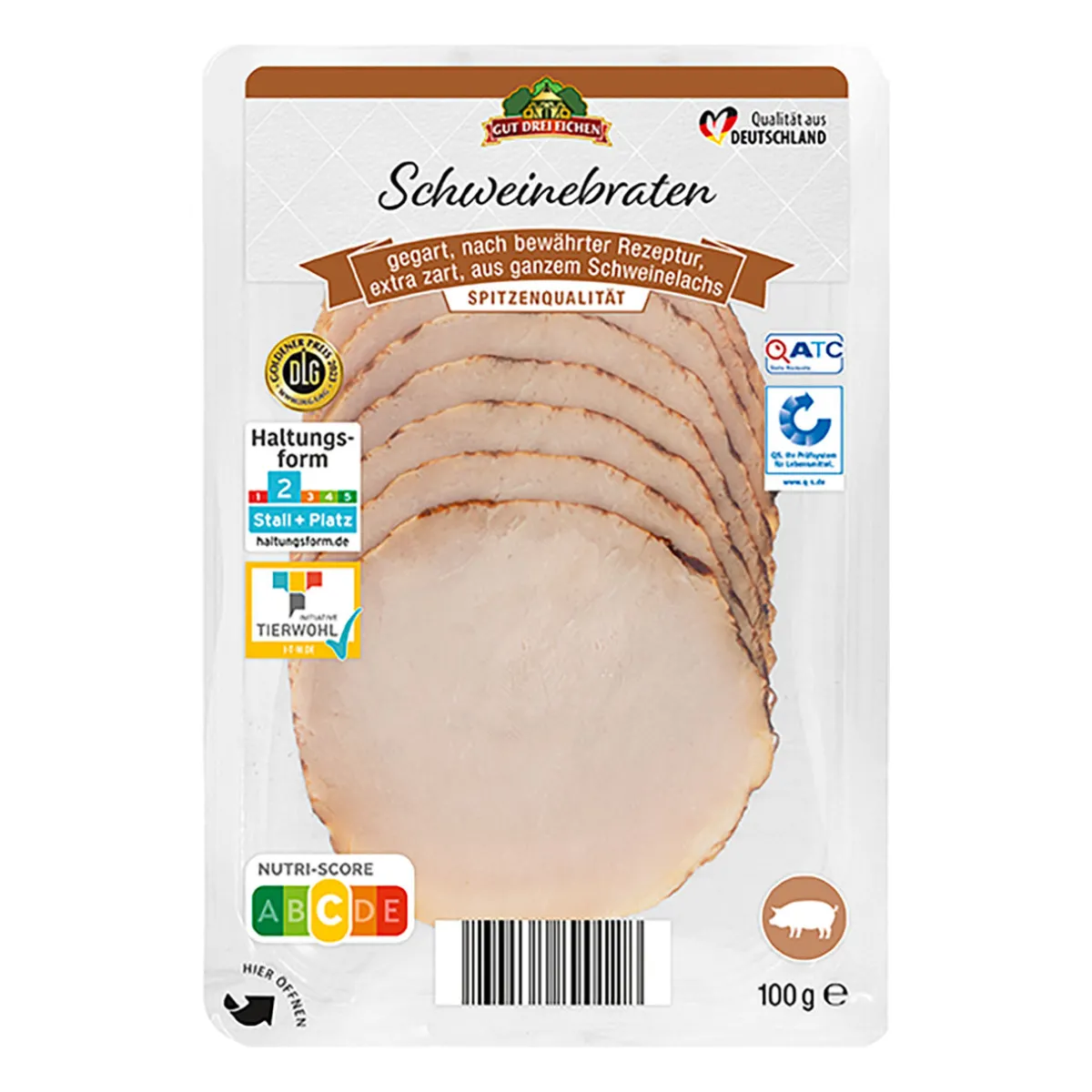GUT DREI EICHEN Schweine- / Kasselerbraten- Wurstaufschnitt & Streichwurst Bei Aldi Nord.
