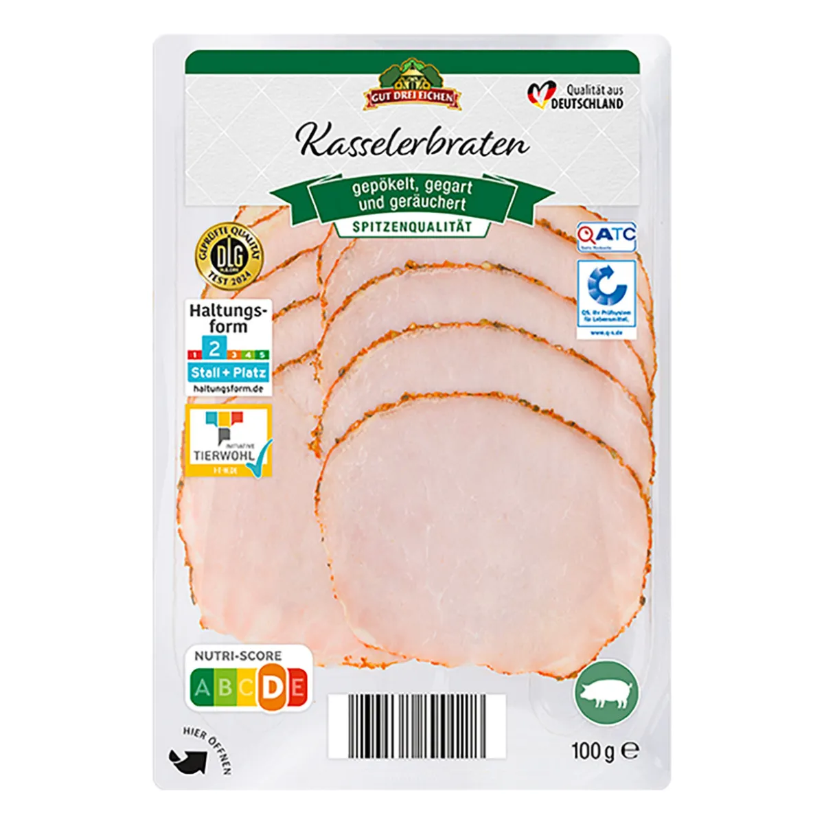 GUT DREI EICHEN Schweine- / Kasselerbraten- Wurstaufschnitt & Streichwurst Bei Aldi Nord.
