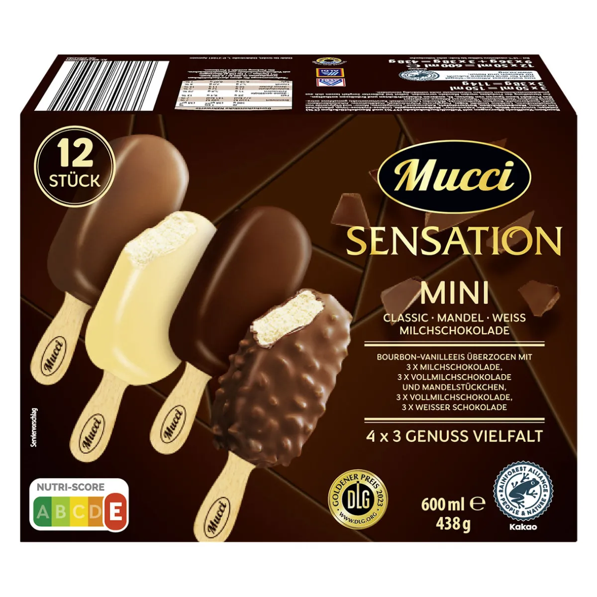 MUCCI Sensation Mini- Waffeleis & Eis Am Stiel Bei Aldi Nord.