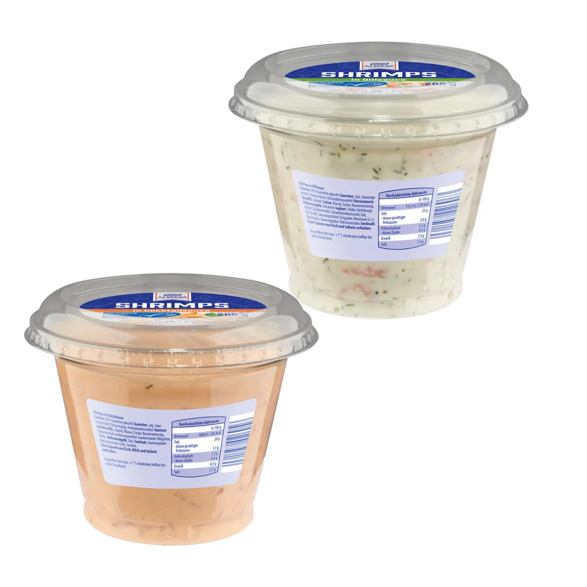 ALMARE Shrimps-Salat- Garnelen & Weitere Meeresfrüchte Bei Aldi Nord