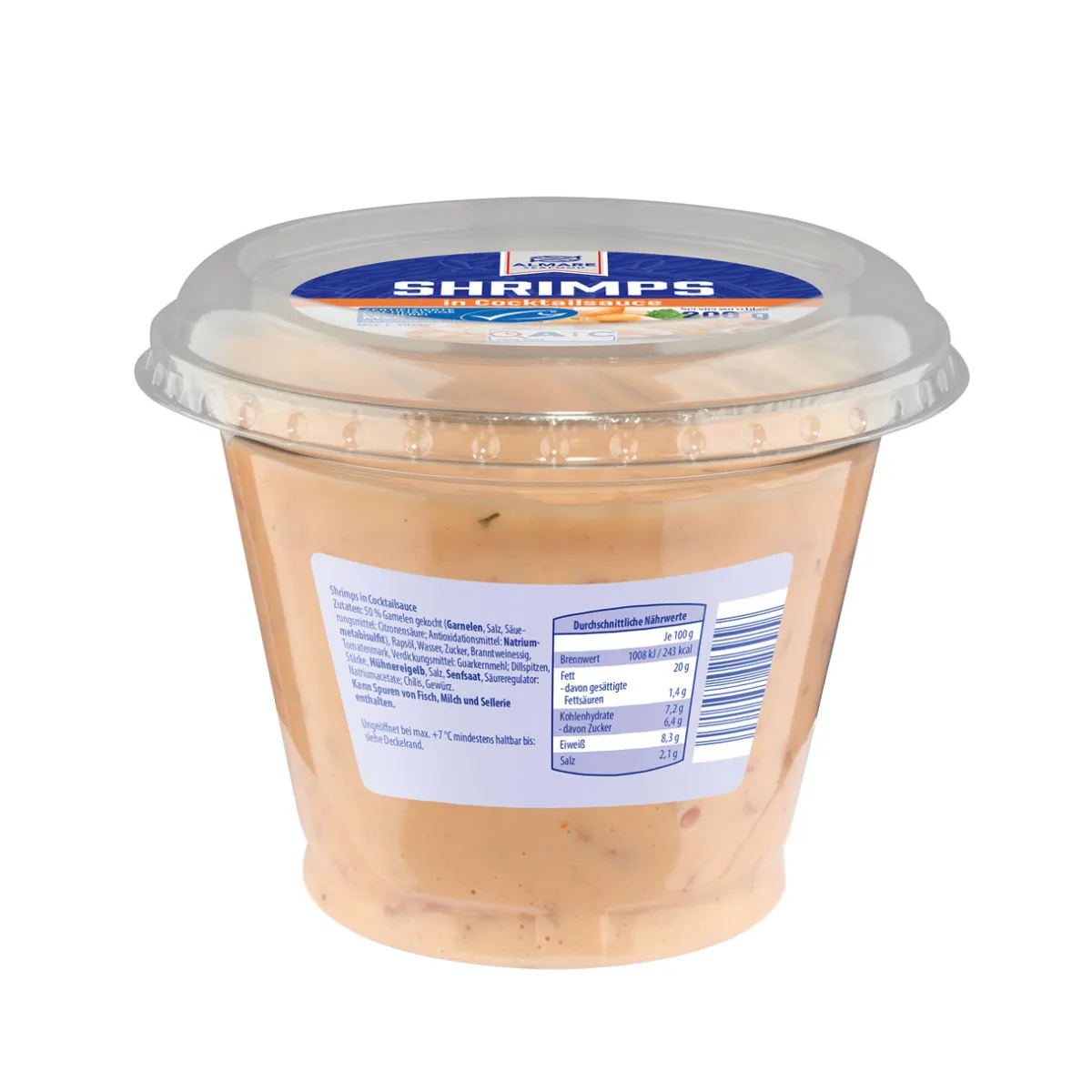 ALMARE Shrimps-Salat- Garnelen & Weitere Meeresfrüchte Bei Aldi Nord
