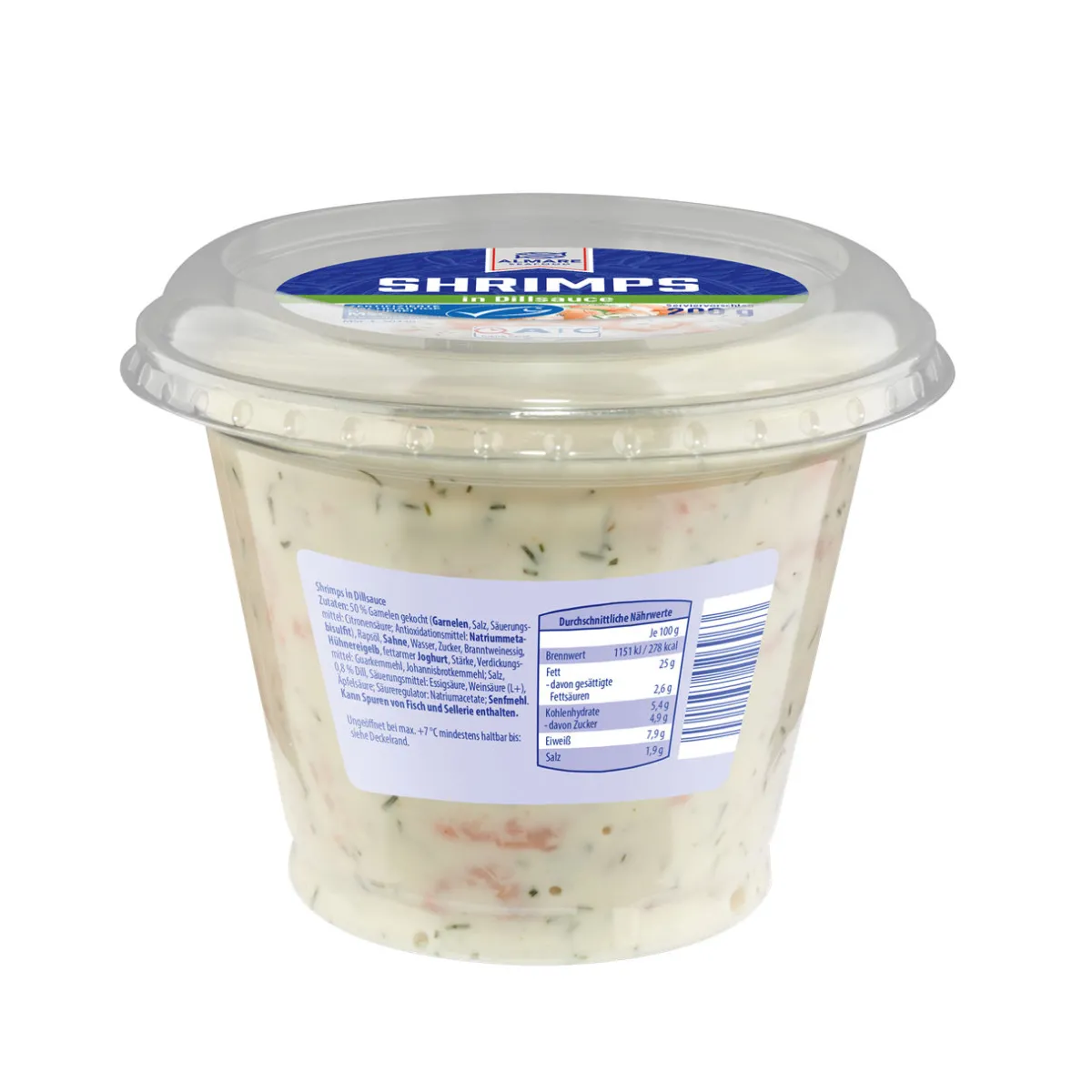 ALMARE Shrimps-Salat- Garnelen & Weitere Meeresfrüchte Bei Aldi Nord