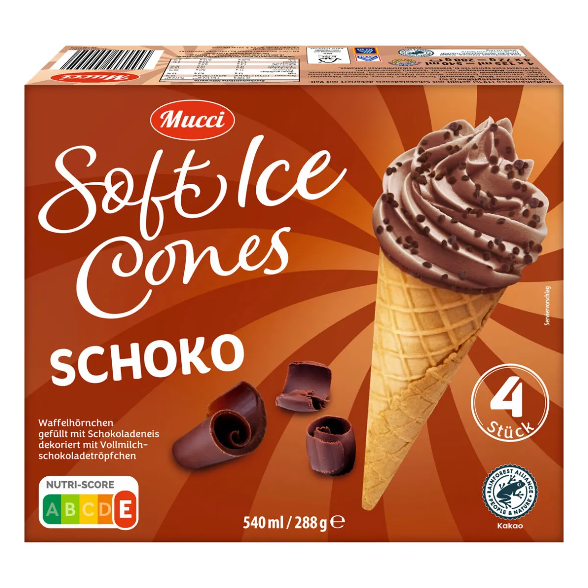 MUCCI Soft Ice Cones- Waffeleis & Eis Am Stiel Bei Aldi Nord.