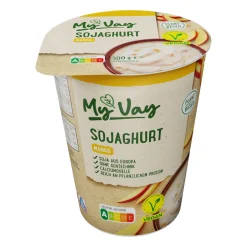 MYVAY Sojaghurt- Milchersatz & Käseersatz Bei Aldi Nord.
