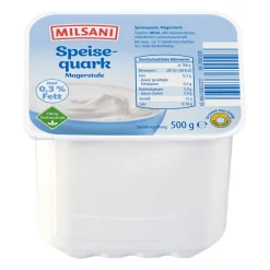 MILSANI Speisequark Magerstufe- Joghurt, Quark & Milchdesserts Bei Aldi Nord.