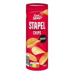 SUN SNACKS Stapelchips- Chips & Salzgebäck Bei Aldi Nord.