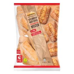 GOLDÄHREN Steinofenbrötchen Weizen- Brot & Toast Bei Aldi Nord.