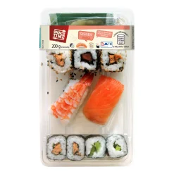 SNACK TIME Sushi-Box- Frischer Fisch & Räucherfisch Bei Aldi Nord.