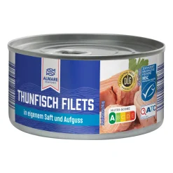 ALMARE Thunfischfilets- Dosenfisch & Tiefkühlfisch Bei Aldi Nord