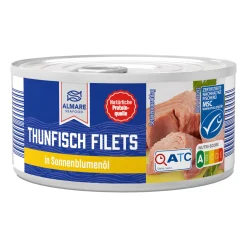 ALMARE Thunfisch-Filets- Dosenfisch & Tiefkühlfisch Bei Aldi Nord