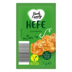 BACK FAMILY Trockenbackhefe- Backzutaten, Backmischungen & Dekor Bei Aldi Nord.