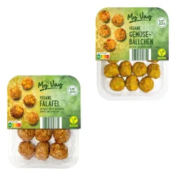 MYVAY Vegane Falafel- / Gemüsebällchen- Veganer Fleischersatz Bei Aldi Nord.