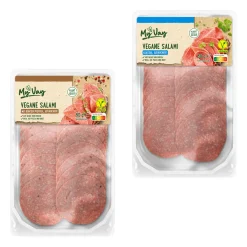 MYVAY Vegane Salami- Schinken & Salami Bei Aldi Nord.