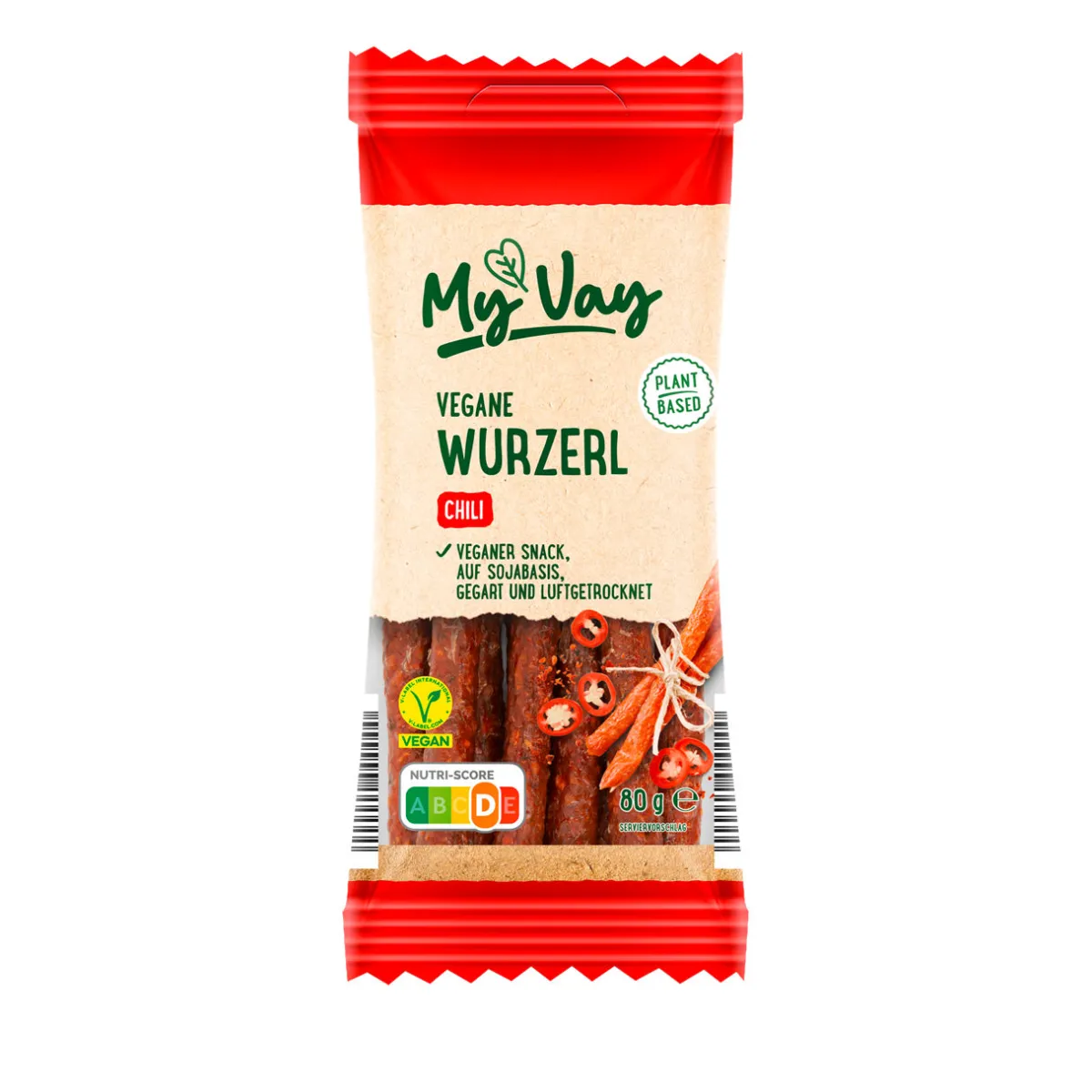 MYVAY Vegane Tyrolini / Wurzerl- Würstchen & Snackwurst Bei Aldi Nord.|Veganer Fleischersatz Bei Aldi Nord.
