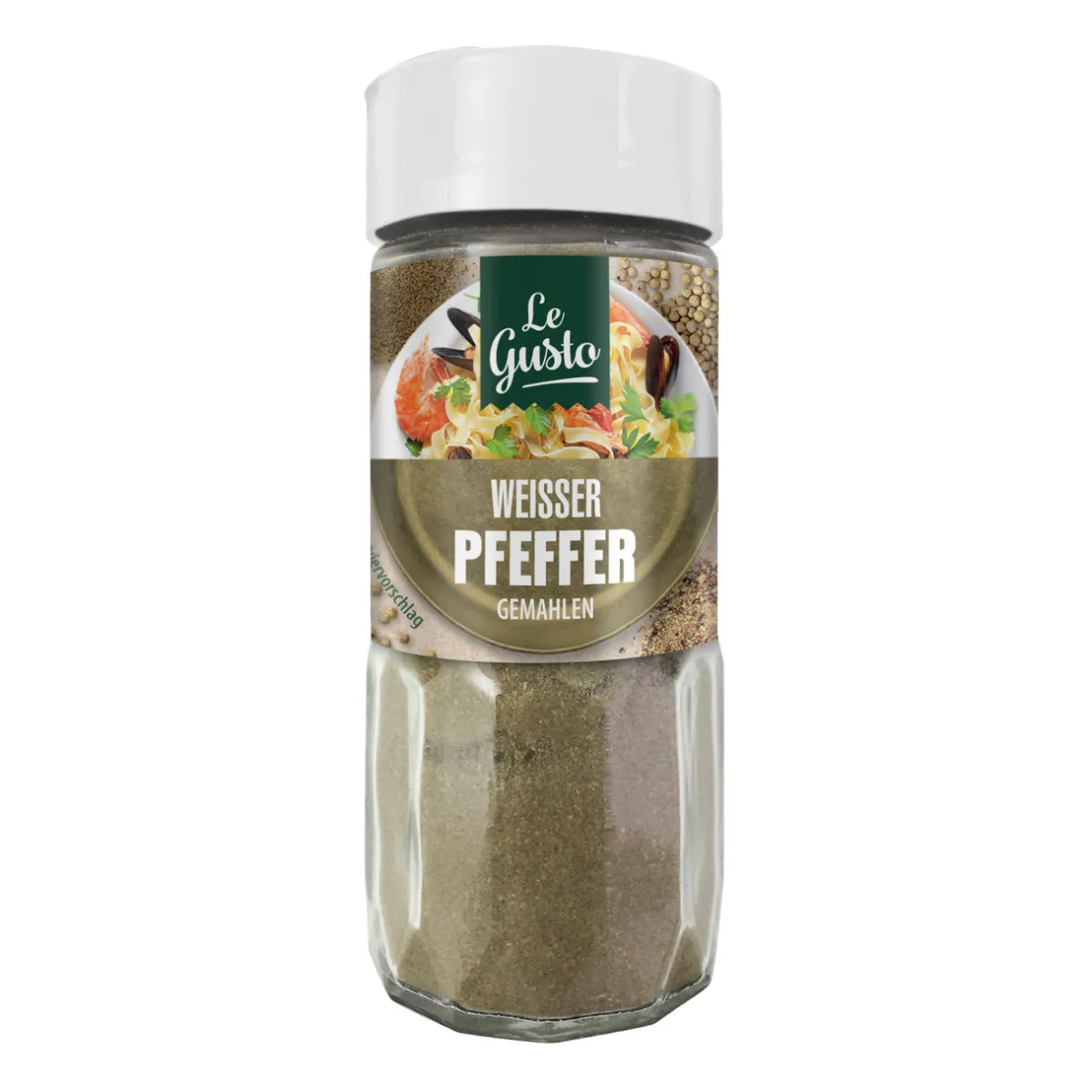 Le Gusto Weisser Pfeffer- Gewürze & Kräuter Bei Aldi Nord.