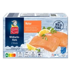 GOLDEN SEAFOOD Wildlachsfilets- Dosenfisch & Tiefkühlfisch Bei Aldi Nord