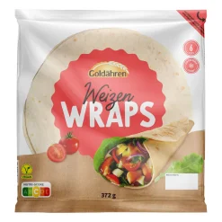 GOLDÄHREN Wraps Weizen- Brot & Toast Bei Aldi Nord.|Vegane Fertigprodukte & Vorräte Bei Aldi Nord.