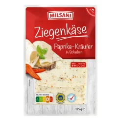 MILSANI Ziegenkäse- Scheibenkäse & Geriebener Käse Bei Aldi Nord.